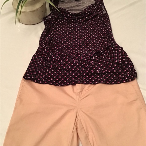 Peach colored jeans. Size 6 - Picture 5 of 5